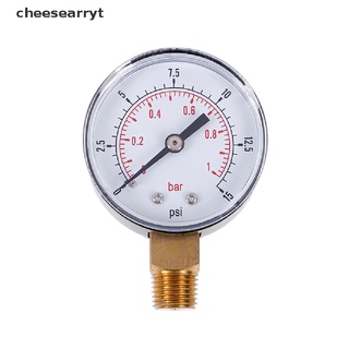 Chee เครื่องวัดความดันน้ํามันเชื้อเพลิง 50 มม. 0-15 PSI 0-1 บาร์ 1/4 BSPT