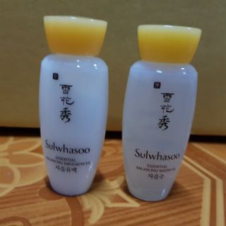 Sulwhasoo Balancing  Water &amp; Emulsion 15ml ×2