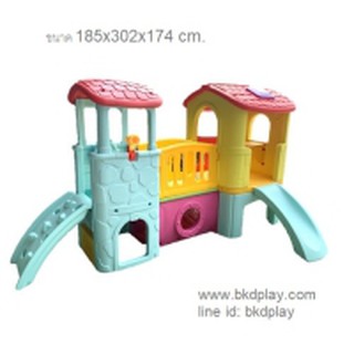 บ้านของเล่น บ้านน้อย 2 ชั้น วินเทจ ของเล่น พร้อมส่ง