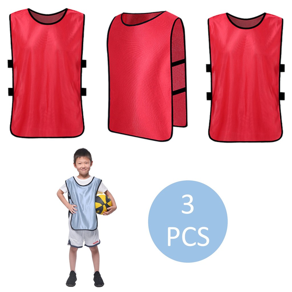 เสื้อสี-ทีมกีฬา-unisex-gym-team-sports-vest-3-ชิ้น-สำหรับผู้ใหญ่