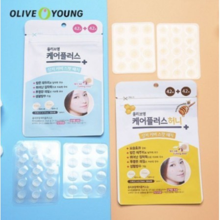 olive-young-แผ่นแปะสิว-84-ชิ้น-สูตรสีเหลือง