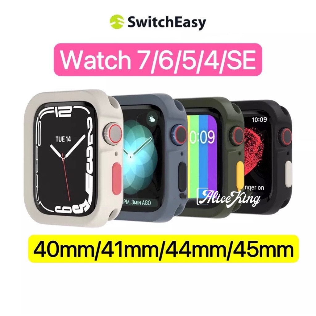 ภาพหน้าปกสินค้าSwitcheasy Colors Case For a pple Watch 40/41 mm 44/45 mm Series 7/6/5/4/SE