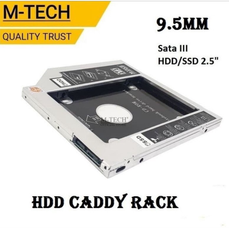 แร็คแคดดี้ HDD 9.5 มม. MTECH HDD CADDY HDD CADDY 9.5 มม. Shopee Thailand