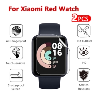 2pcs สกันรอยหน้าจอ สําหรับ Xiaomi mi Watch lite เต็มจอ soft ฟิล์ม