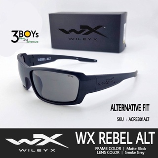แว่นตา Wiley X รุ่น REBEL ALT ออกแบบมาให้ใส่สบายยิ่งขื้นสำหรับคนที่มีใบหน้าใหญ่