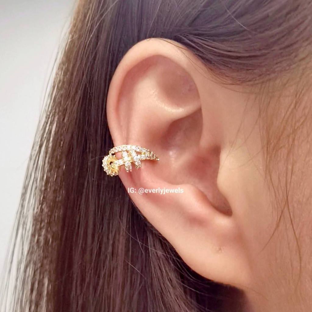 earcuff-25-2layer-ต่างหู-คล้องหู-เกี่ยวหู-ต่างหูแฟชั่น-พร้อมส่ง