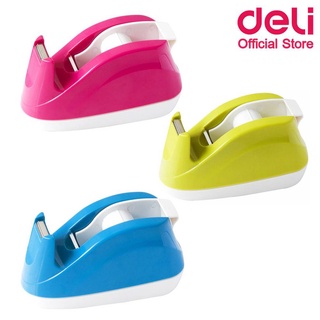 แท่นตัดเทป Deli 808F Tape Dispenser แกน 1นิ้ว (1 ชิ้น) ที่ตัดเทป สินค้าพร้อมส่ง