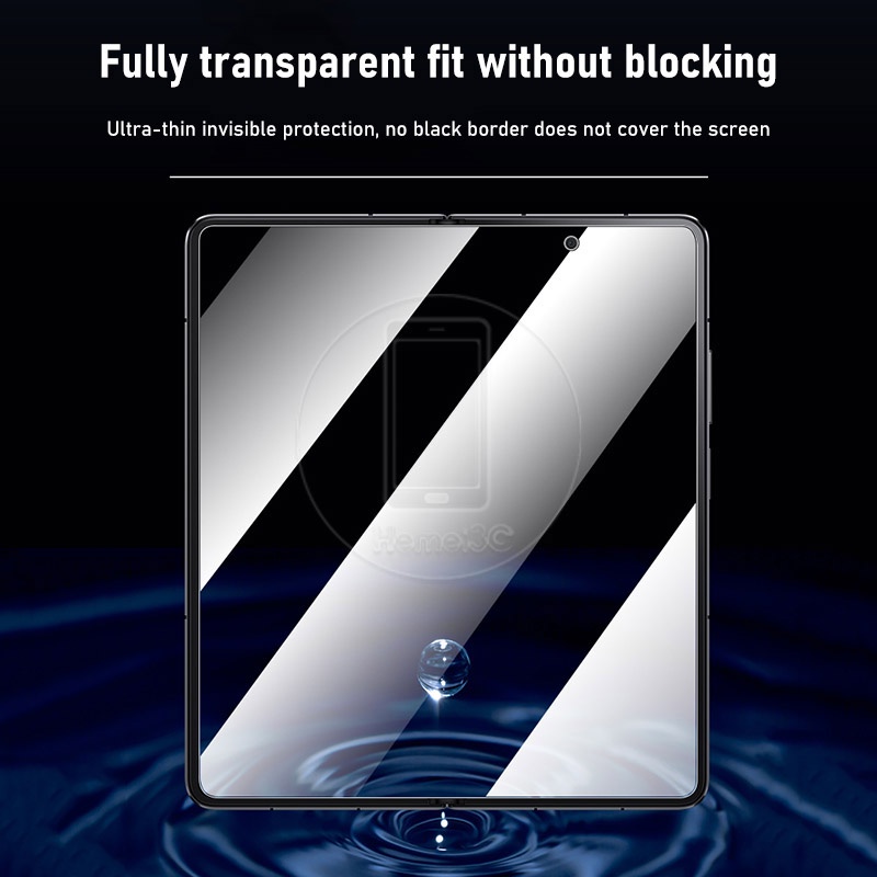 คำอธิบายเพิ่มเติมเกี่ยวกับ Samsung Galaxy Z Fold 4 ZFold4 HD / Matte ครอบคลุมเต็มรูปแบบ ไฮโดรเจล นิ่ม TPU ฟิล์มกันรอยหน้าจอ