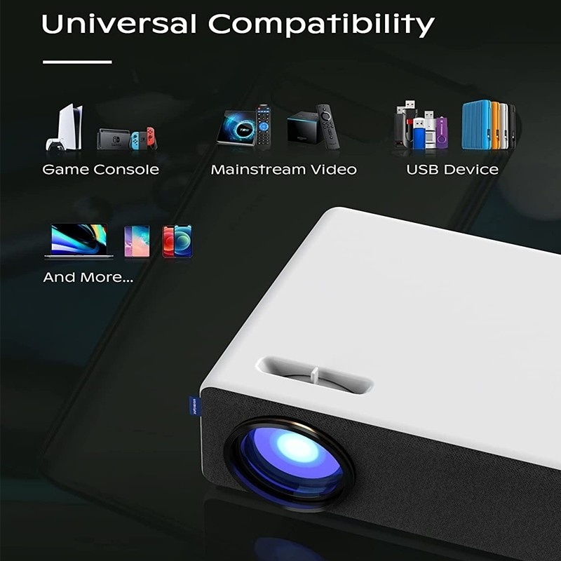 โปรเจคเตอร์-vivibight-d5000-full-hd-projector-เลือก-2-แบบ-android-9-0-mirroring-version-รับประกัน-1-ปี