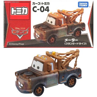 แท้ 100% จากญี่ปุ่น โมเดล ดิสนีย์ คาร์รถยก Takara Tomy Disney Cars Tomica Motors C-04 Disney Pixar Cars McQueen MATER
