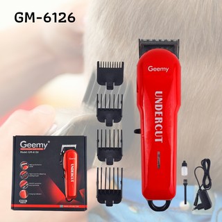 แบตตาเลี่ยน ปัตตาเลี่ยน บัตตาเลี่ยน GM-6126 Hair clipper รุ่นไร้สาย ที่ตัดผม กันจอน พร้อมอุปกรณ์ครบชุด หวีรองตัด 4 ชิ้น