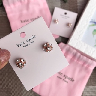 ต่างหู kate spade  New York Lady Marmalade Stud Earrings O0RU1147 Rose Gold หมุดคริสตัล สีโรสโกลด์