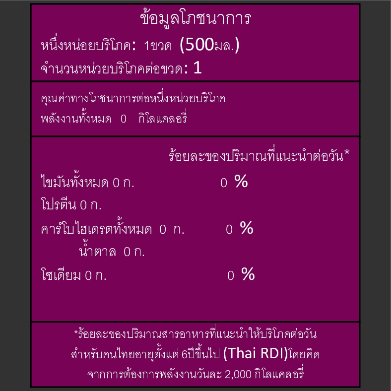 ไซรัปหล่อฮังกวยเพื่อสุขภาพปริมาณ500ml-คีโต-ลดน้ำหนัก