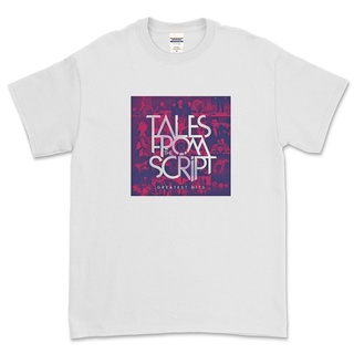 เสื้อยืดวินเทจเสื้อยืด พิมพ์ลาย THE SCRIPT - TALES จากสคริปต์S-4XL