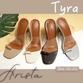 Arista ( 🇹🇭 Ready to ship) รองเท้าส้นสูง ผู้หญิง คาดใส โชว์เท้าสวย รุ่น Tyra ( ART-020 )