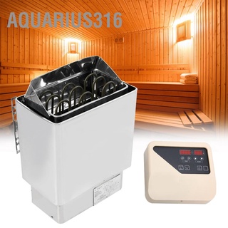 Aquarius316 4.5Kw 220V เครื่องทําความร้อน ซาวน่า เครื่องยนต์ สเตนเลส พร้อมตัวควบคุมภายใน