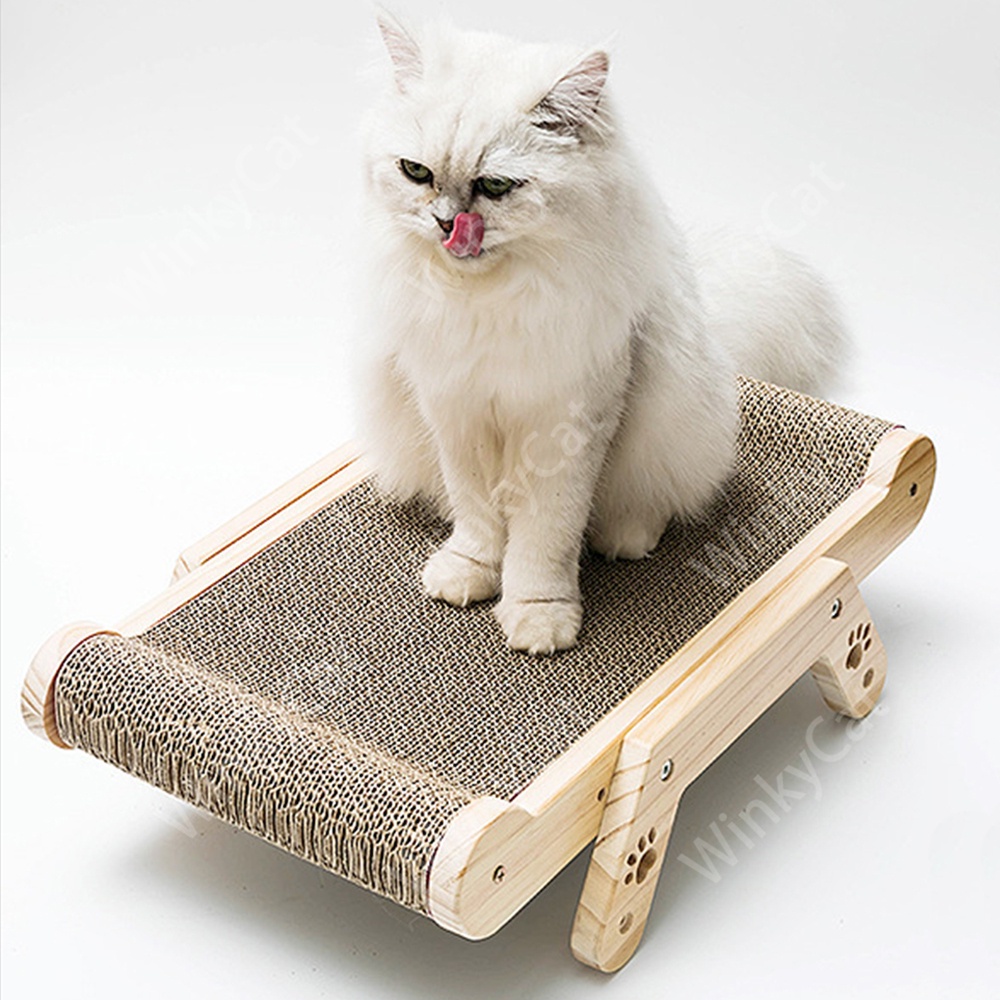 winky-wink-ของเล่นแมว-ที่ลับเล็บแมว-เเบบไม้มีขาตั้ง-ที่ฝนเล็บแมว-ที่นอนแมว-ของเล่นลับเล็บแมว-ที่ข่วนเล็บแมว
