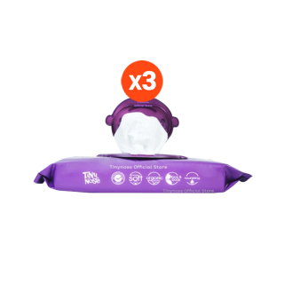 โปรโมชั่น : Tinynose ไทนี่โนส ทิชชู่เปียกสูตรน้ำเกลือ แพ็ค 50 แผ่น x3ซอง รุ่นพรีเมียม มีฝาทุกซอง ผ้าขนาดใหญ่พิเศษ ธค สุดคุ้ม