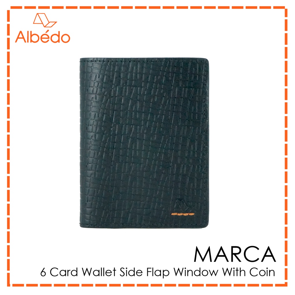 albedo-marca-6-card-wallet-side-flap-window-with-coin-กระเป๋าสตางค์-กระเป๋าใส่บัตร-รุ่น-marca-mc01155-mc01199