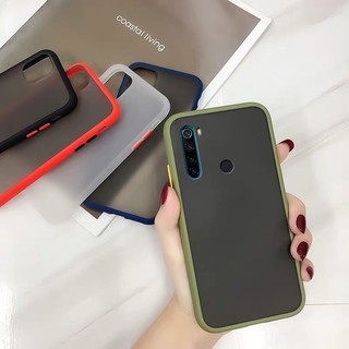 [ ส่งจากไทย ] Case Xiaomi Redmi Note8 เคสกันกระแทก ปุ่มสีผิวด้าน ขอบนิ่มหลังแข็ง เคสโทรศัพท์ เรดมี พร้อมส่ง