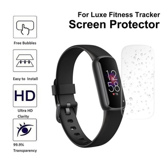 ตัวป้องกันหน้าจอใส TPU ทนทานต่อรอยขีดข่วนสำหรับ Fitbit Luxe