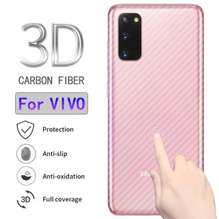 สินค้า ฟิล์มกันรอย เคฟล่า ติดหลังเครื่องมือถือ สำหรับ VIVO Y19 Y17 Y15 Y12 Y11 Y3Standard Y3 2019 S5 S1Pro S1 Y50 Y30 V19 V17 Neo/Z5/Y7S/S1 V17 Pro V17 V15 Pro V15 V11i/Z3/Z3i V11/V11PRO/X21S V9