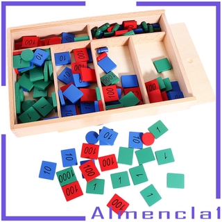 ✨พร้อมสต็อก✨ Montessori ของเล่นคณิตศาสตร์สําหรับเด็ก( Almencla1 )