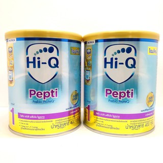 HI-Q PEPTI เปปติ 400กรัม โฉมใหม่ EXP 09/2023 ***2 กระป๋อง***