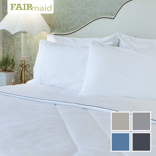 FAIRmaid ชุดผ้าปูที่นอนรัดมุม + ปลอกหมอนและผ้าปูที่นอนไม่รัดมุม(flat sheet) ลาย Viva สำหรับเตียงขนาด 6 / 5 / 3.5 ฟุต