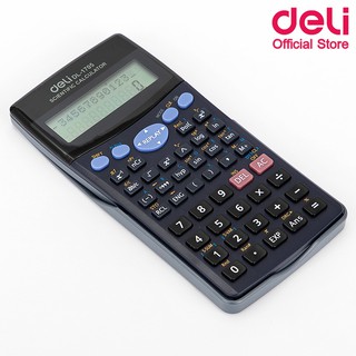 Deli 1705 Scientific Calculator เครื่องคิดเลขวิทยาศาสตร์ 12 หลัก 240 ฟังก์ชั่น รับประกัน 3 ปี จอแสดงผลขนาดใหญ่ เครื่องคิดเลข เครื่องเขียน