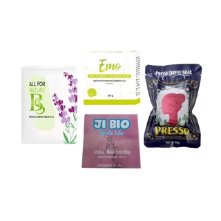 EMO Soap สบู่อิโมะ ทำความสะอาดจุดซ่อนเร้น / EMO Serum เซรั่มน้ำตบ / Ji Bio สบู่เจไอ ไบโอ / สบู่สครับกาแฟ Presso