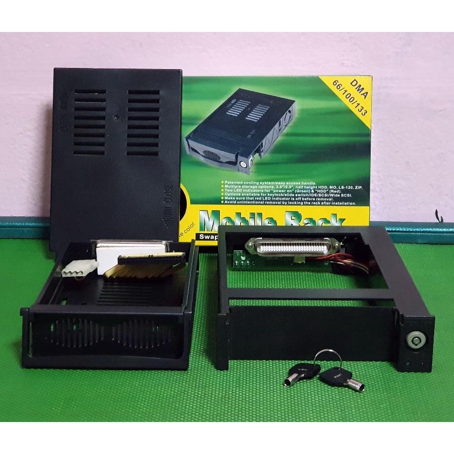 ภาพหน้าปกสินค้าMobile Rack IDE ATA100/133 กล่องใส่ Hard Disk มีพัดลมพร้อม จากร้าน buyokshop บน Shopee