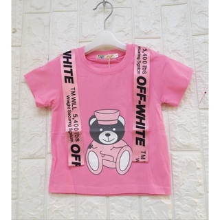 เสื้อเด็กแนวเกาหลีลายหมีสายเอี๊ยมน่ารักสุดๆ