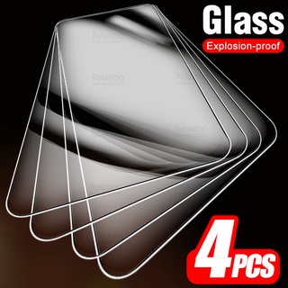 4pcs Tempered Glass For Xiaomi Redmi Note 10 9 8 Pro 9T 8T Redme 8A 9A 9C 7A 6A 6 Not 9 9s 10s Screen Protector Protective Film