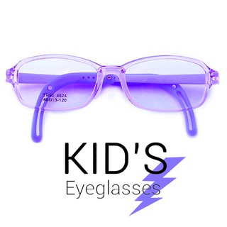 KOREA แว่นตาแฟชั่นเด็ก แว่นตาเด็ก รุ่น 8824 ขาข้อต่อ วัสดุ TR-90 (สำหรับตัดเลนส์) เบาสวมไส่สบาย