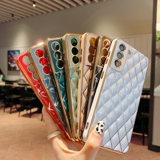 เคสโทรศัพท์มือถือหนังแกะ แบบนิ่ม เคลือบเงา หรูหรา สําหรับ Samsung Note 20 Ultra A52s A22 5G A72 A52 A12 A02s M12 M02s