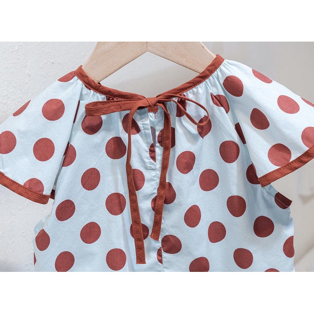 babycat-พร้อมส่ง-ขายดี-ใหม่-เสื้อแขนกุด-ผ้าฝ้าย-ลายจุด-สไตล์เกาหลี-ญี่ปุ่น-แฟชั่นฤดูร้อน-สําหรับเด็กผู้หญิง-2022