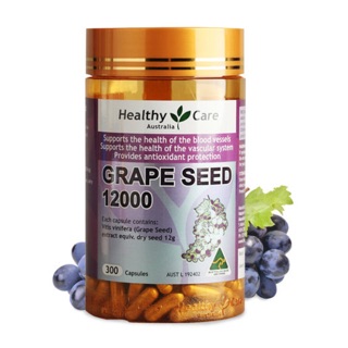 Healthy Care - Grape Seed 12000 (300 Capsules)