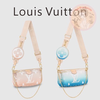 Shopee ลดกระหน่ำ🔥ของแท้100%🎁Louis Vuitton Brand New MULTI POCHETTE อุปกรณ์เสริมกระเป๋า