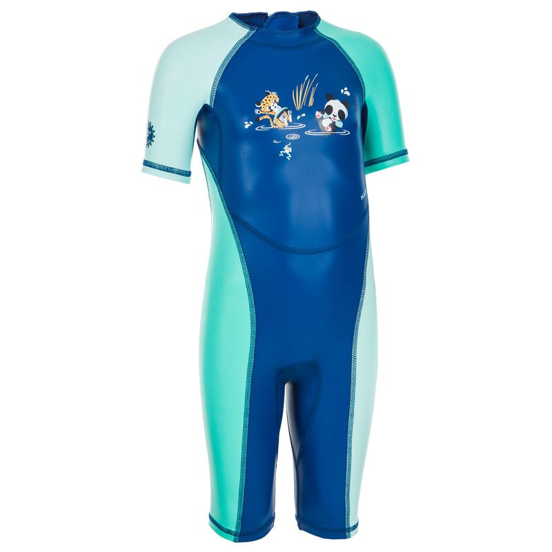 ชุดเวทสูทเด็กเล็กทรงขา-สั้นป้องกันรังสียูวี-ชุดว่ายน้ำเด็ก-ชุดว่ายน้ำกันแดดเด็ก-ชุดเวทnabaiji-baby-uv-protection-wetsuit