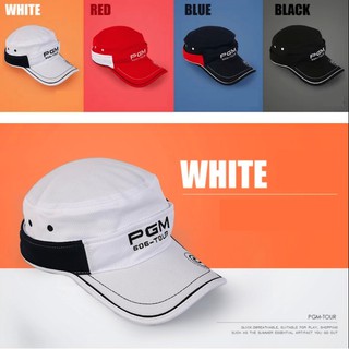 หมวกกอล์ฟ 2in1 ใส่ได้สองแบบ มี 4 สี (MZ011) มีสีแดง สีขาว สีดำ