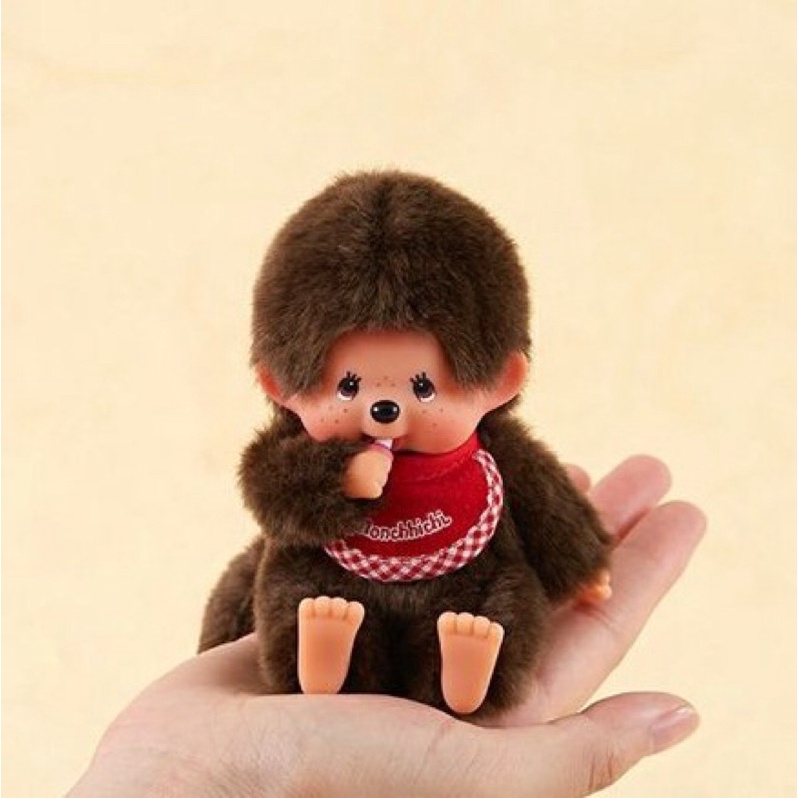 monchhichi-ตุ๊กตามอนชิชิ-เด็กผู้ชาย-amp-เด็ญิงนั่ง-สีน้ำตาล-ไซส์-ss-ใหม่มือ-1-จากญี่ปุ่น