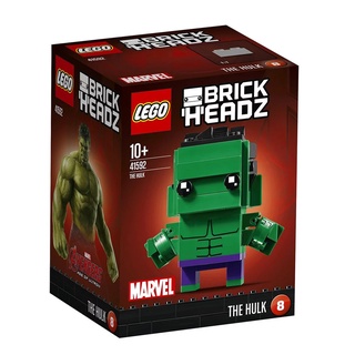 41592 : LEGO BrickHeadz Marvel The Hulk (สินค้ากล่องมีตำหนิเล็กน้อย)​