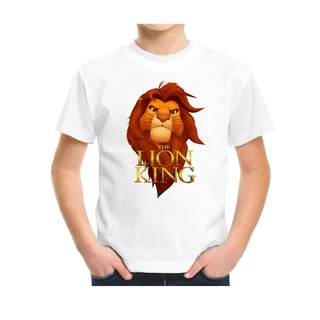 เสื้อยืด พิมพ์ลายการ์ตูน The Lion King Mufasa แข็งแรง สําหรับเด็ก