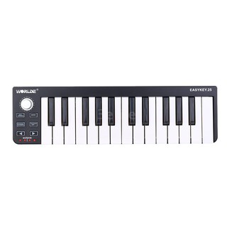 3elife☆Worlde Easykey.25 Portable Keyboard Mini 25-Key USB MIDI Controller