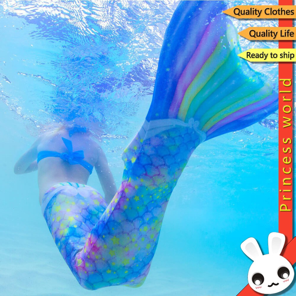 ภาพหน้าปกสินค้าชุดว่ายน้ำ นางเงือก ชุดคอสเพลย์นางเงือก 2021 ใส่สบายผ้านิ่ม สีสันน่ารัก ชุดว่ายน้ำเด็ก ชุดว่ายน้ำ
