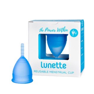ภาพหน้าปกสินค้าWorld Top Lunette Model 1 Menstrual Cup ถ้วยอนามัย Blue 100% ORIGINAL, Made in FINLAND ซึ่งคุณอาจชอบสินค้านี้