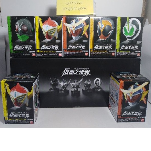 ภาพหน้าปกสินค้าหัวมด Kamen Rider Masker World โมเดล ขนาด​ 1:6​ / Kuga, Exaid, Drive, Gaim, Genm จากร้าน untitleengratana บน Shopee