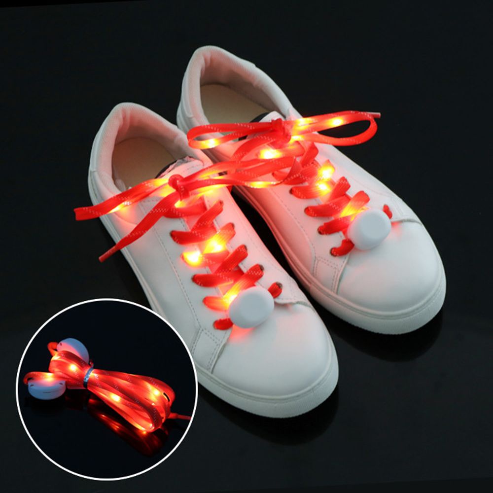 ภาพสินค้าSubei เชือกผูกรองเท้าผ้าไนล่อนมีไฟ Led หลากสีสําหรับตกแต่งรองเท้ากีฬา จากร้าน subei.th บน Shopee ภาพที่ 6
