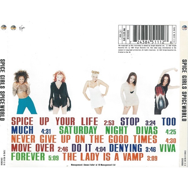 cd-audio-คุณภาพสูง-เพลงสากล-spice-girls-spiceworld-ทำจากไฟล์-flac-คุณภาพ-100